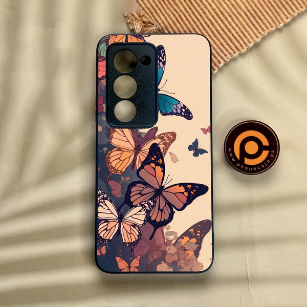 Xiaomi Redmi 15 - Butterflies Design 6 - Premium Metal Printed Soft Bumper Shock Proof Case