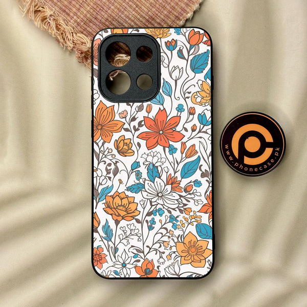 OnePlus 13T - Floral Series Design 9 - Premium Metal Printed Soft Bumper Shock Proof Case