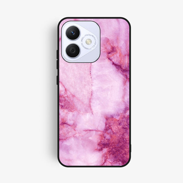 Honor X60i - Pink Design 5 - Premium Metal Printed Soft Bumper Shock Proof Case
