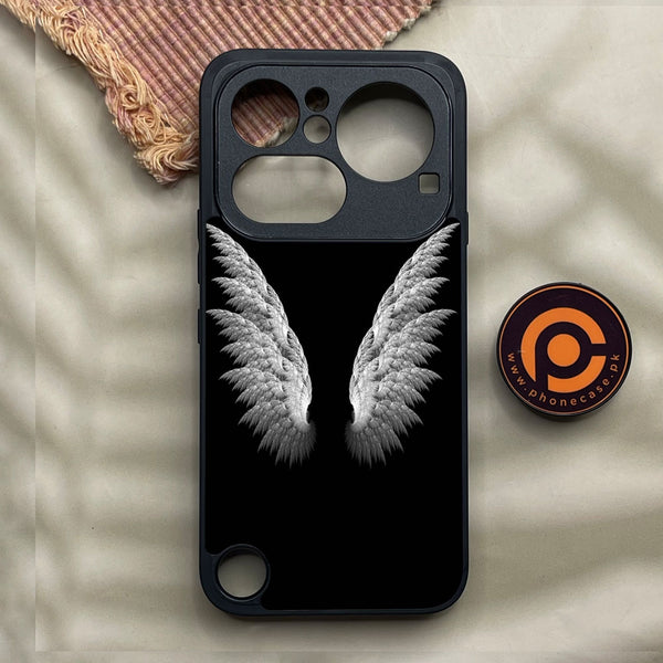 Nothing Phone 4a Pro - Angel Wings Design 6 - Premium Metal Printed Soft Bumper Shock Proof Case