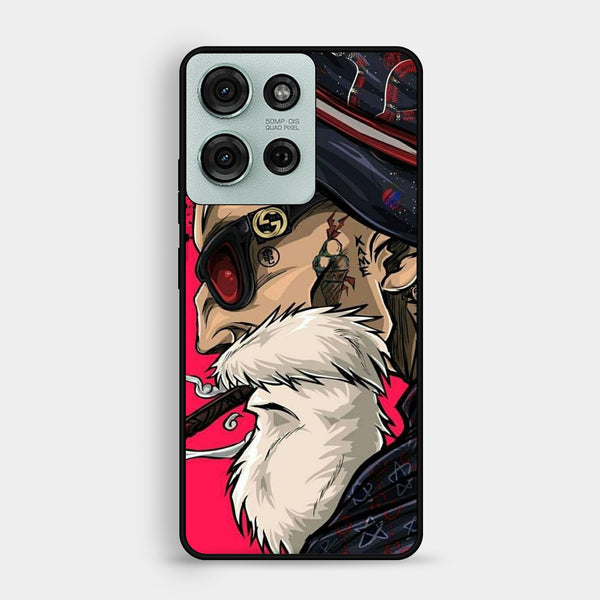 Motorola Moto G75 - Master Roshi - Premium Metal Printed Soft Bumper Shock Proof Case