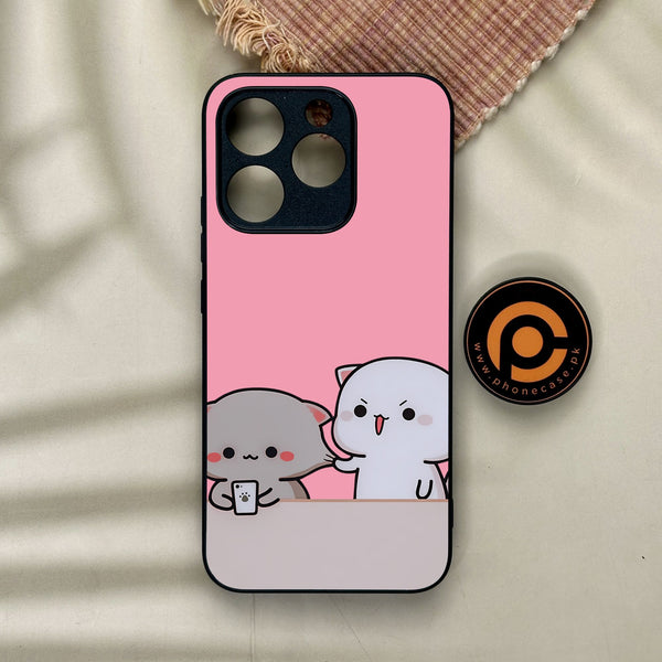 Realme 15T - Cute Bubu Dudu Design 2 - Premium Metal Printed Soft Bumper Shock Proof Case