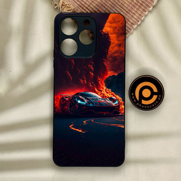 Realme Note 70 - Racing Design 6 - Premium Metal Printed Soft Bumper Shock Proof Case