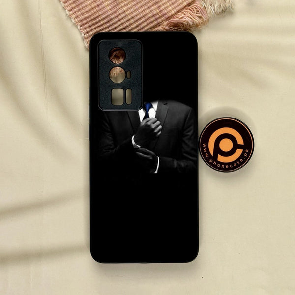 Xiaomi Redmi K60 Pro - Black Art Design 1 - Premium Metal Printed Soft Bumper Shock Proof Case