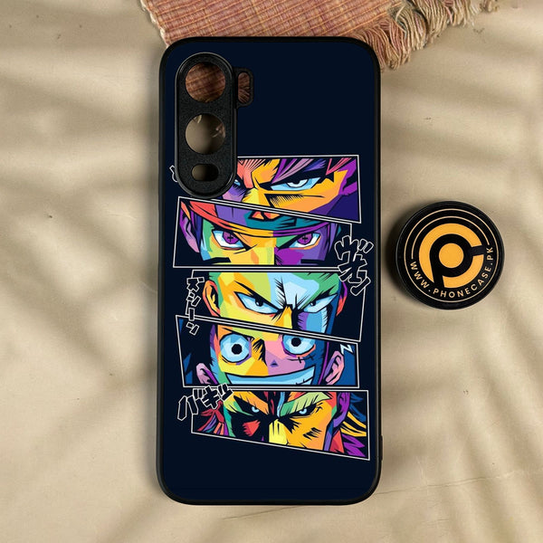 Itel City 200 - Anime 2.0 Design 8 - Premium Metal Printed Soft Bumper Shock Proof Case