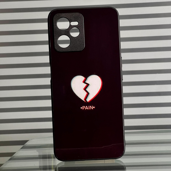 Realme C35 Heart Pain Series Glass Case CS-3088