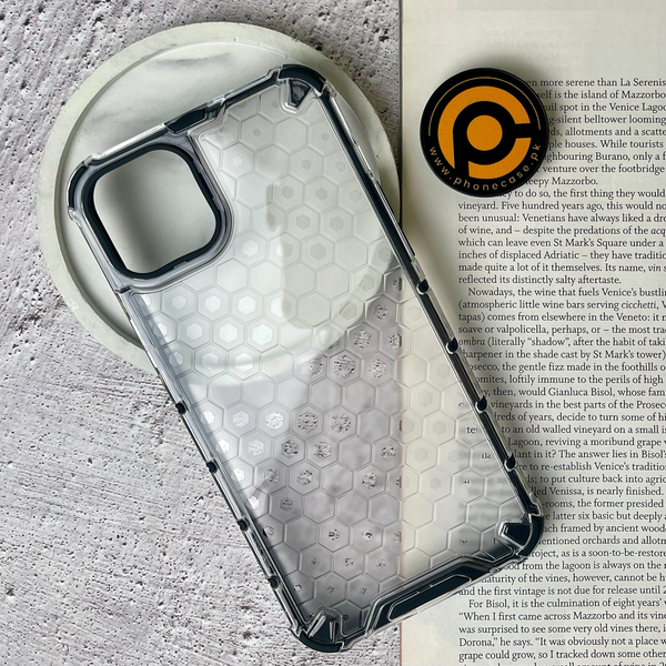 iPhone 12/12 Pro Airbag Shockproof Hybrid Armor Honeycomb Case