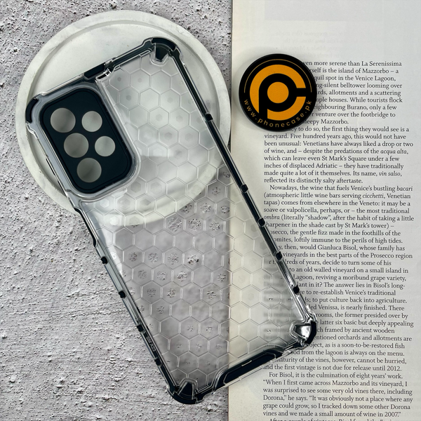 Galaxy A53 Airbag Shockproof Hybrid Armor Honeycomb Transparent Cover