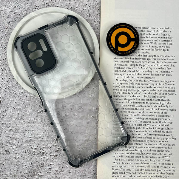 Redmi Note 10/ Note 10s Airbag Shockproof Hybrid Armor Honeycomb Transparent Cover