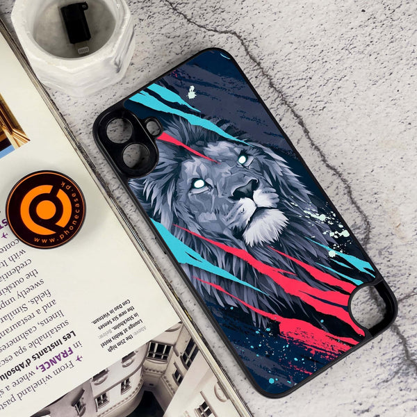 Nothing CMF Phone 1 - Abstract Animated Lion - Premium Metal Printed soft Bumper Shock Proof Case