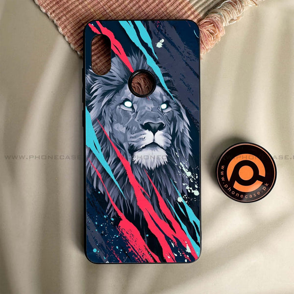 Redmi Note 5/Note 5 Pro - Abstract Animated Lion - Premium Metal Printed soft Bumper shock Proof Case