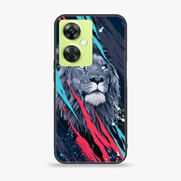 OnePlus Nord CE 3 Lite - Abstract Animated Lion - Premium Printed soft Bumper shock Proof Case