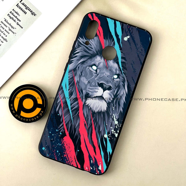 Huawei Nova 3 - Abstract Animated Lion - Premium Printed Glass soft Bumper Shock Proof Case