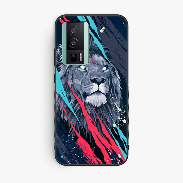 Xiaomi Redmi K60 Pro - Abstract Animated Lion - Premium Printed soft Bumper shock Proof Case