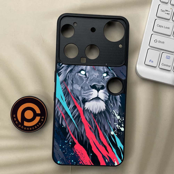 Nothing Phone 3 - Abstract Animated Lion - Premium Metal Printed soft Bumper shock Proof Case