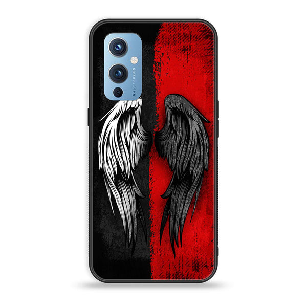 OnePlus 9 - Angel Wings 2.0 Design 10 - Premium Metal Printed soft Bumper Shock Proof Case CS-19515  CS-25036 CS-28482 CS-40819