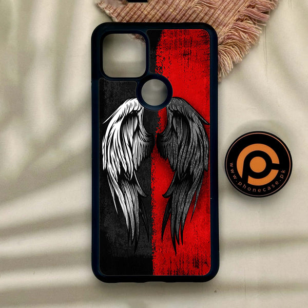 Google Pixel 4a 5G - Angel 2.0 Design 10 - Premium Metal Printed Soft Bumper Shock Proof Case