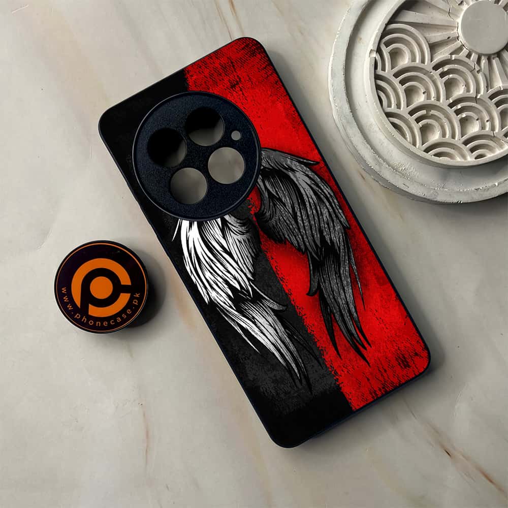 OnePlus 13 - Angel Wings 2.0 Series - Premium Metal Printed soft Bumper shock Proof Case