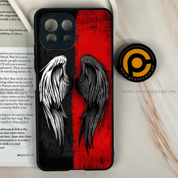 Mi 11 Lite - Angel Wings 2.0 Design 10- Premium Printed Glass soft Bumper shock Proof Case CS-12679