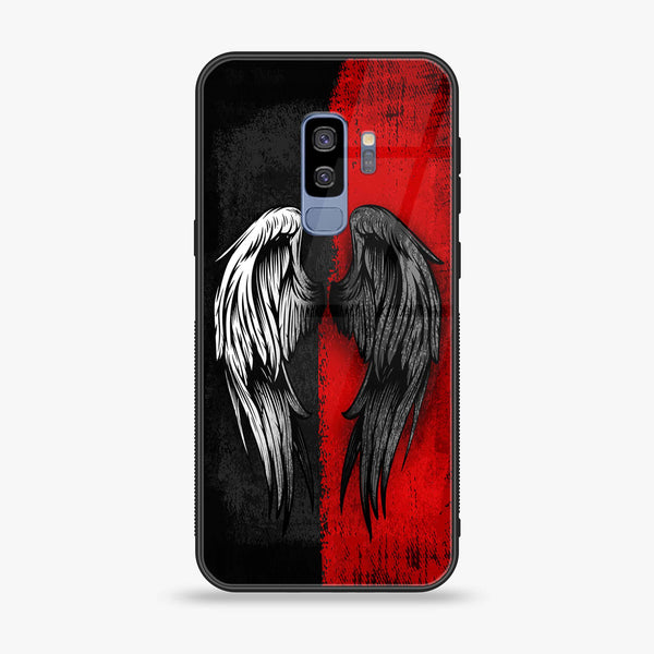 Samsung Galaxy S9 Plus - Angel Wings 2.0 Design 10 - Premium Printed Glass soft Bumper shock Proof Case CS-21362