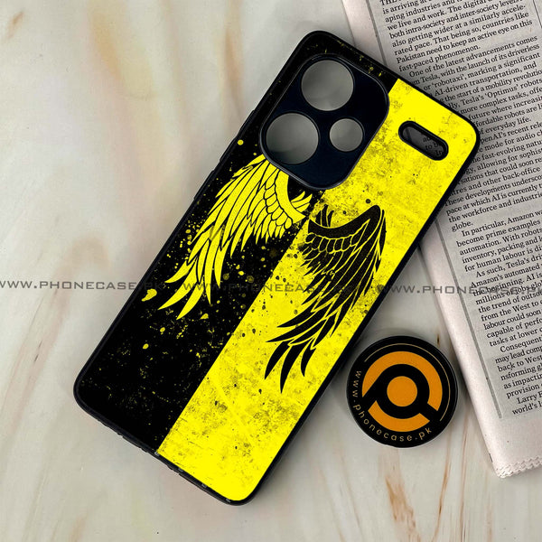 Redmi Note 13 Pro Plus 5G - Angel Wings 2.0 Design 1 - Premium Metal Printed soft Bumper shock Proof Case  CS-29838