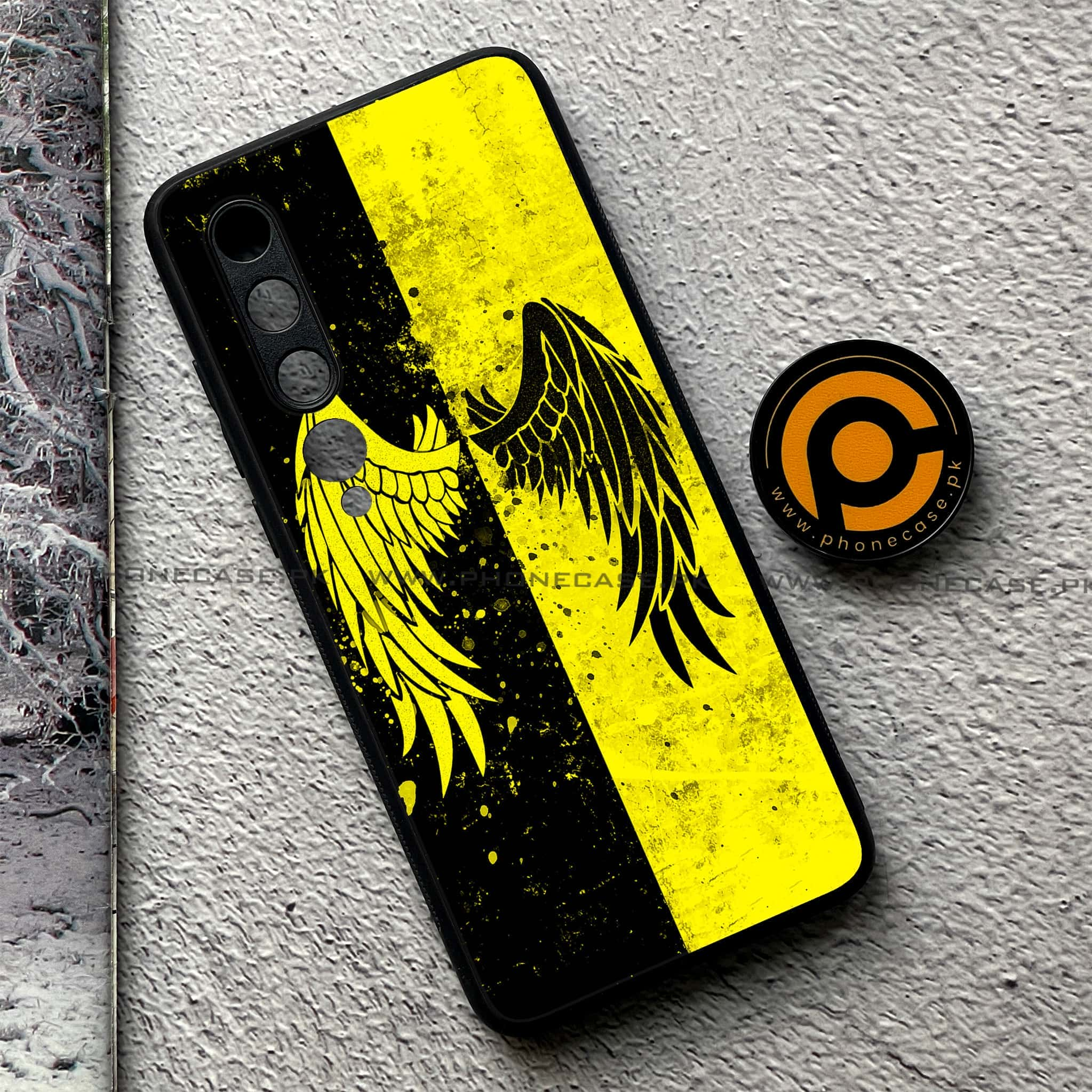 Xiaomi Mi 10 - Angel Wings 2.0 Series - Premium Printed Glass soft Bumper shock Proof Case