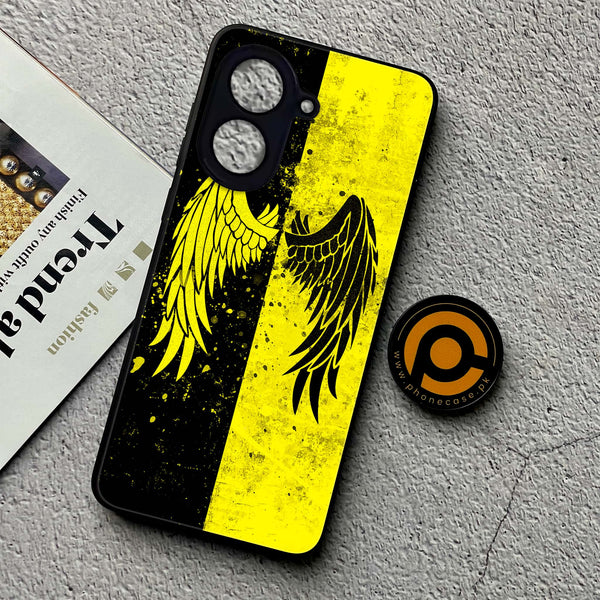 Xiaomi Redmi A5 - Angel Wings 2.0 Series - Premium Metal Printed soft Bumper shock Proof Case