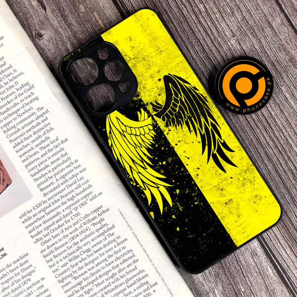 Xiaomi Redmi 12 - Angel Wings 2.0 Series - Premium Printed Glass soft Bumper shock Proof Case