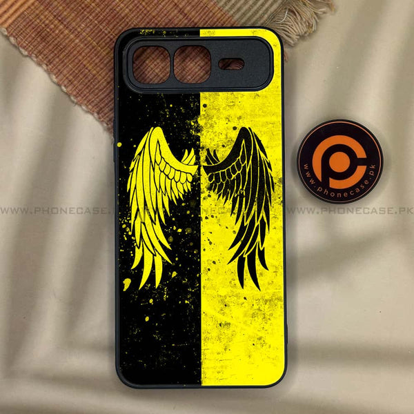 Infinix Smart 10 Plus - Angel Wings 2.0 Series - Premium Metal Printed soft Bumper shock Proof Case