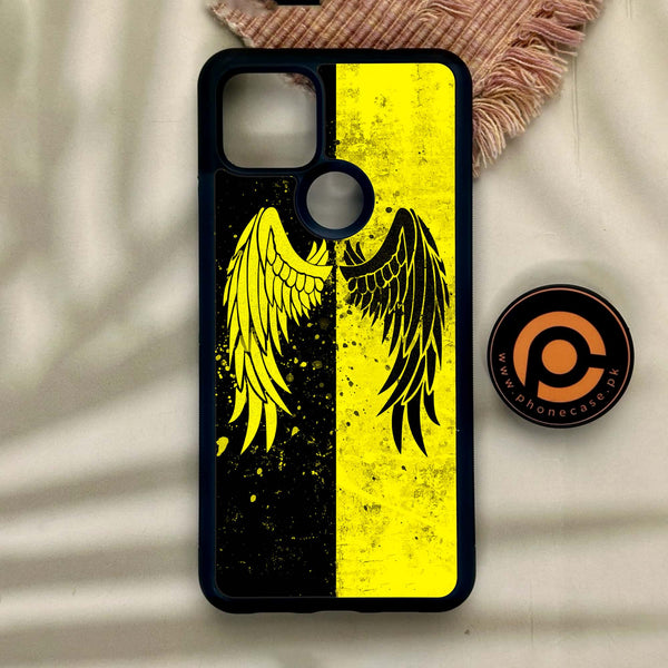 Google Pixel 4a 5G - Angel 2.0 Design 1 - Premium Metal Printed Soft Bumper Shock Proof Case