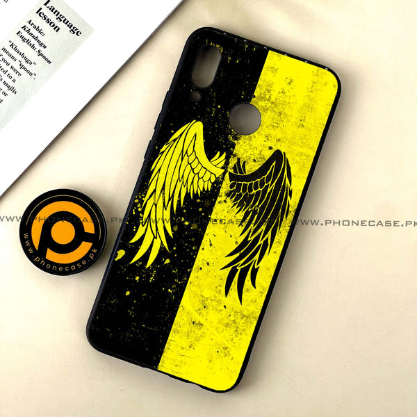 Huawei Nova 3 - Angel Wings 2.0 Series - Premium Printed Glass soft Bumper shock Proof Case