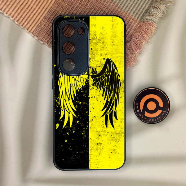 Tecno Spark 40 Pro Plus - Angel Wings 2.0 Series - Premium Metal Printed soft Bumper shock Proof Case