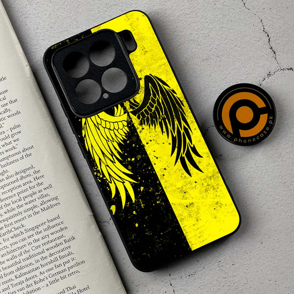 Xiaomi 15 - Angel Wings 2.0 Series - Premium Metal Printed soft Bumper shock Proof Case