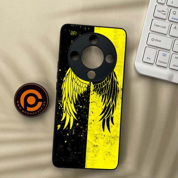 HONOR X9b 5G - Angel Wings 2.0 Series - Premium Metal  Printed soft Bumper shock Proof Case