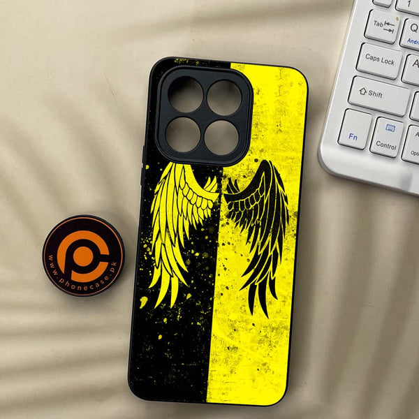 Honor X5b Plus - Angel Wings 2.0 Series - Premium Metal  Printed soft Bumper shock Proof Case