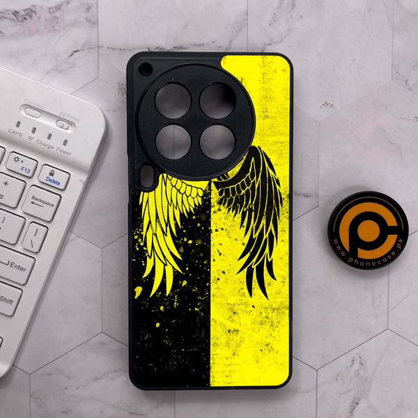 Tecno Camon 30 Premier - Angel Wings 2.0 Design 1  - Premium Metal Printed soft Bumper shock Proof Case CS-34241