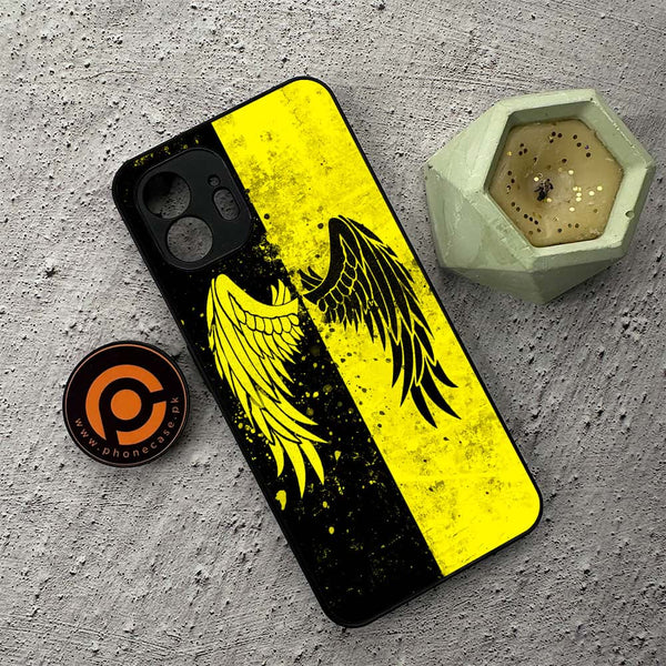 Nothing Phone 2 - Angel Wings 2.0 Series - Premium Metal  Printed soft Bumper shock Proof Case
