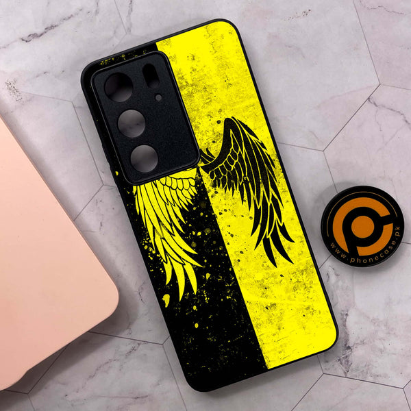 Realme C75x 4G - Angel Wings 2.0 Series - Premium Metal Printed soft Bumper shock Proof Case
