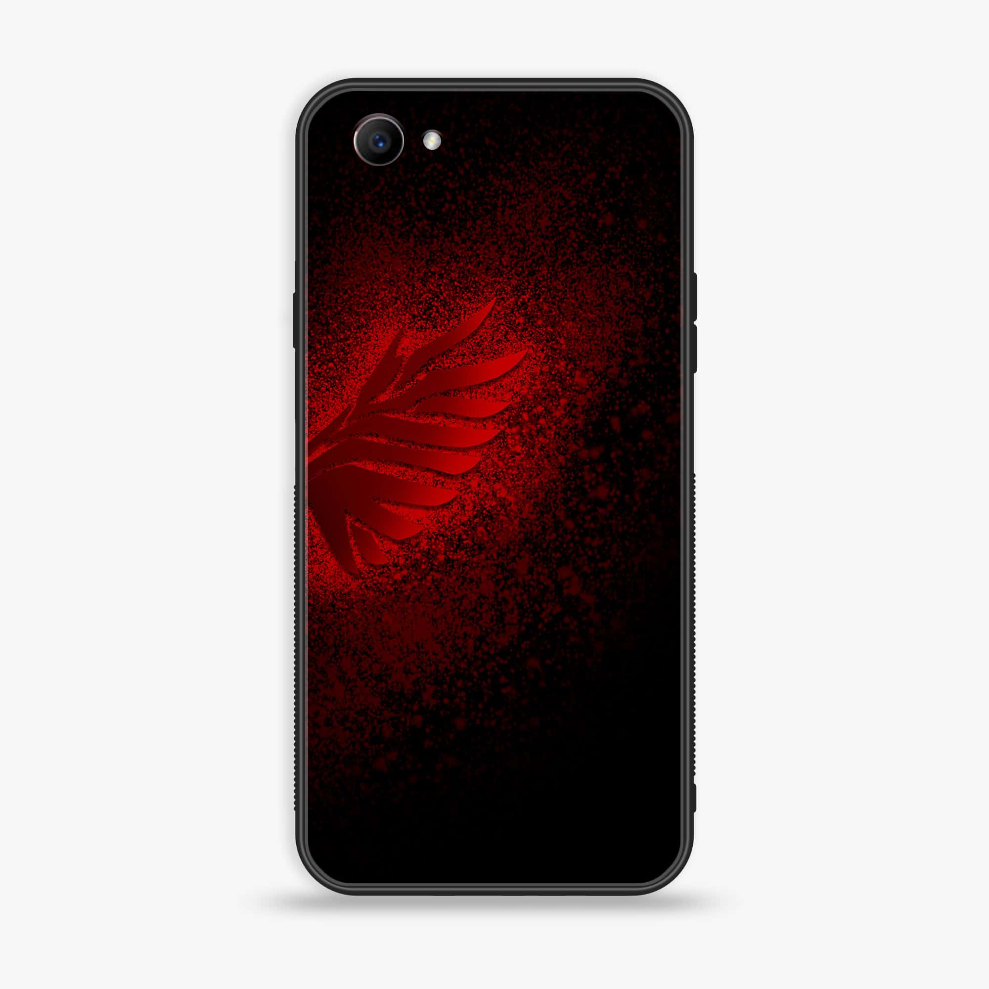 Oppo F7 Youth -  Angel Wings 2.0 Series - Premium Printed Glass soft Bumper shock Proof Case