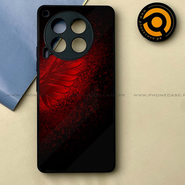 Tecno Camon 30 - Angel Wings 2.0 Design 2-  Premium Printed Metal soft Bumper shock Proof Case CS-26420