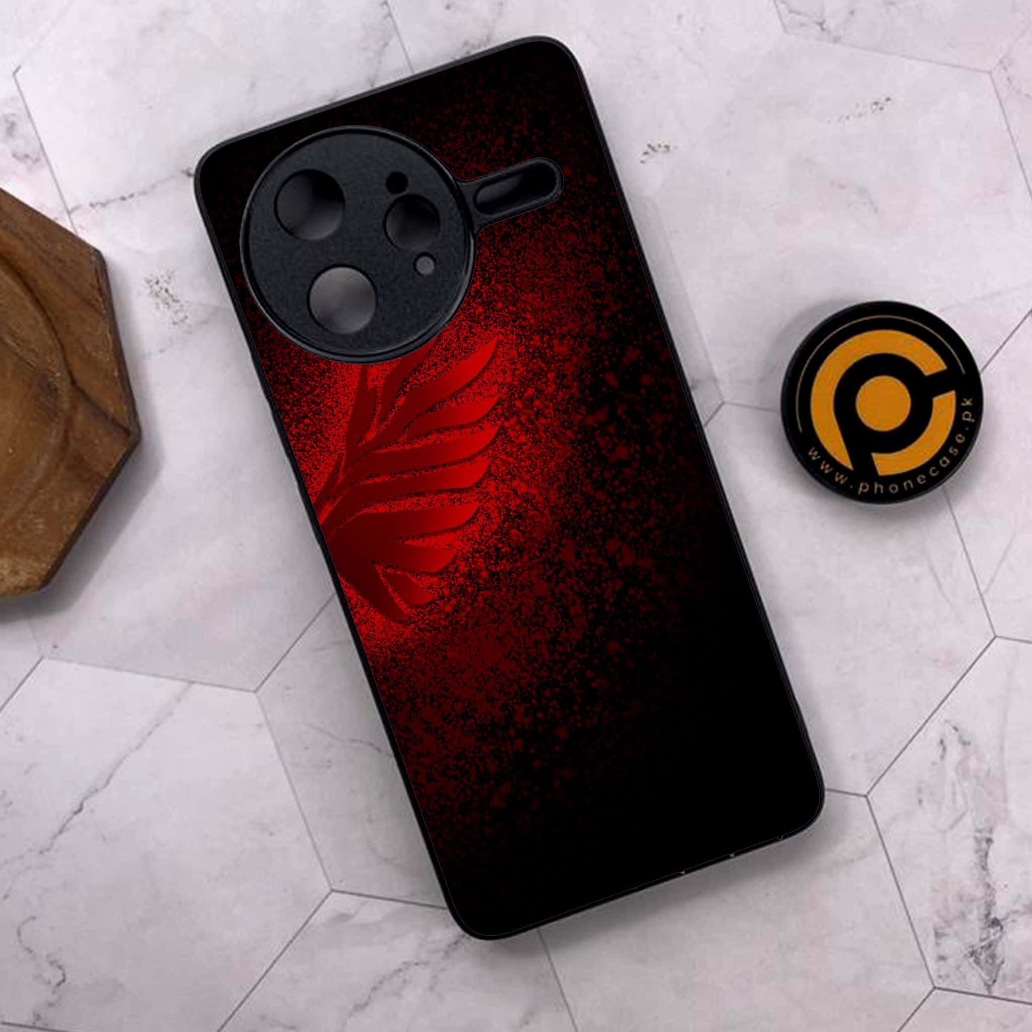 Xiaomi Poco F7 Ultra 5G - Angel Wings 2.0 Series - Premium Metal Printed soft Bumper shock Proof Case