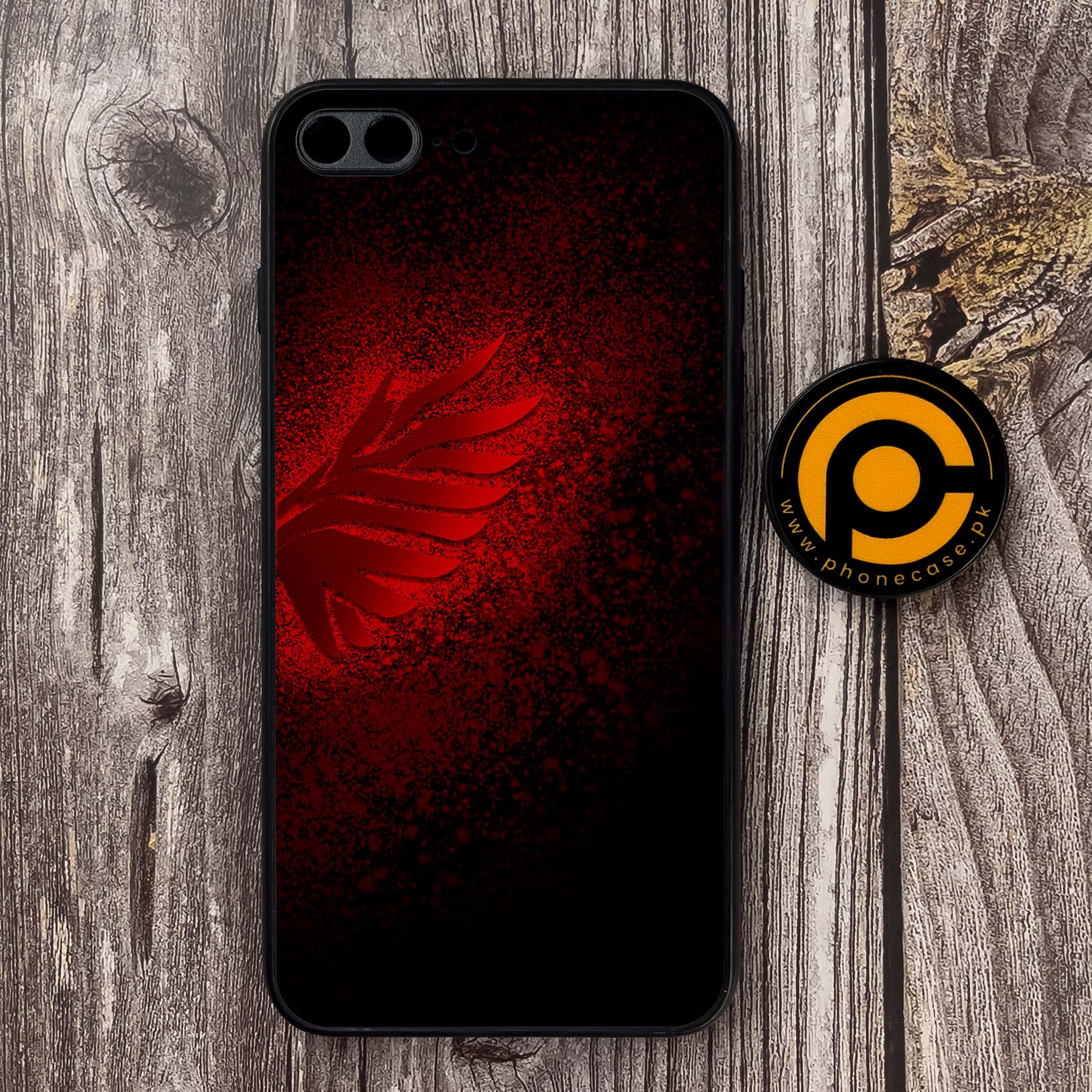 iPhone 7 Plus- Angel Wings 2.0  Series - Premium Metal Printed soft Bumper shock Proof Case