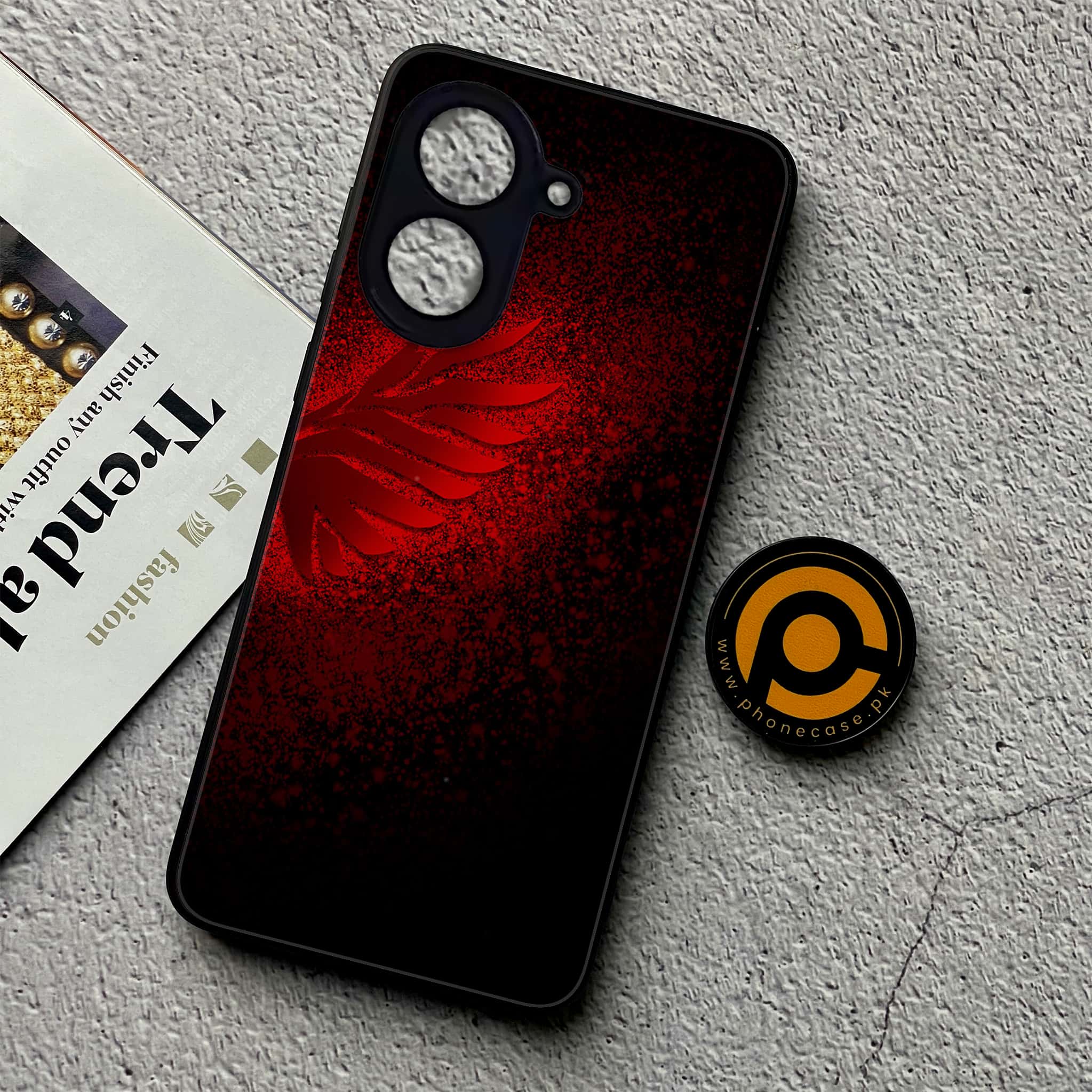 Xiaomi Redmi A5 - Angel Wings 2.0 Series - Premium Metal Printed soft Bumper shock Proof Case