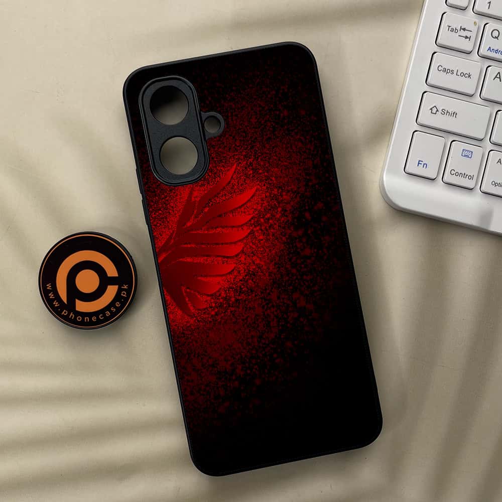 Tecno Spark Go 2 - Angel Wings 2.0 Series - Premium Metal Printed soft Bumper Shock Proof Case