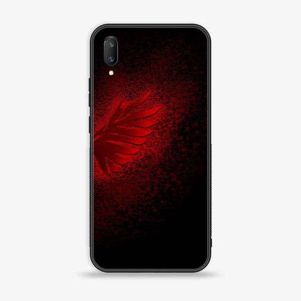 Vivo V11 - Angel Wings 2.0 Design 2 - Premium Printed Glass soft Bumper shock Proof Case CS-19577