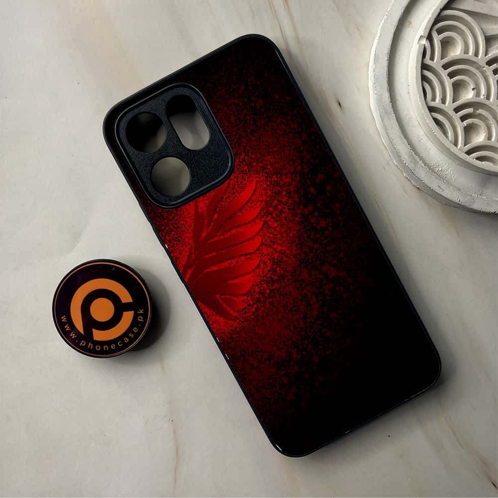 Oppo Reno 14F - Angel Wings 2.0 Series - Premium Metal Printed Soft Bumper Shockproof Case