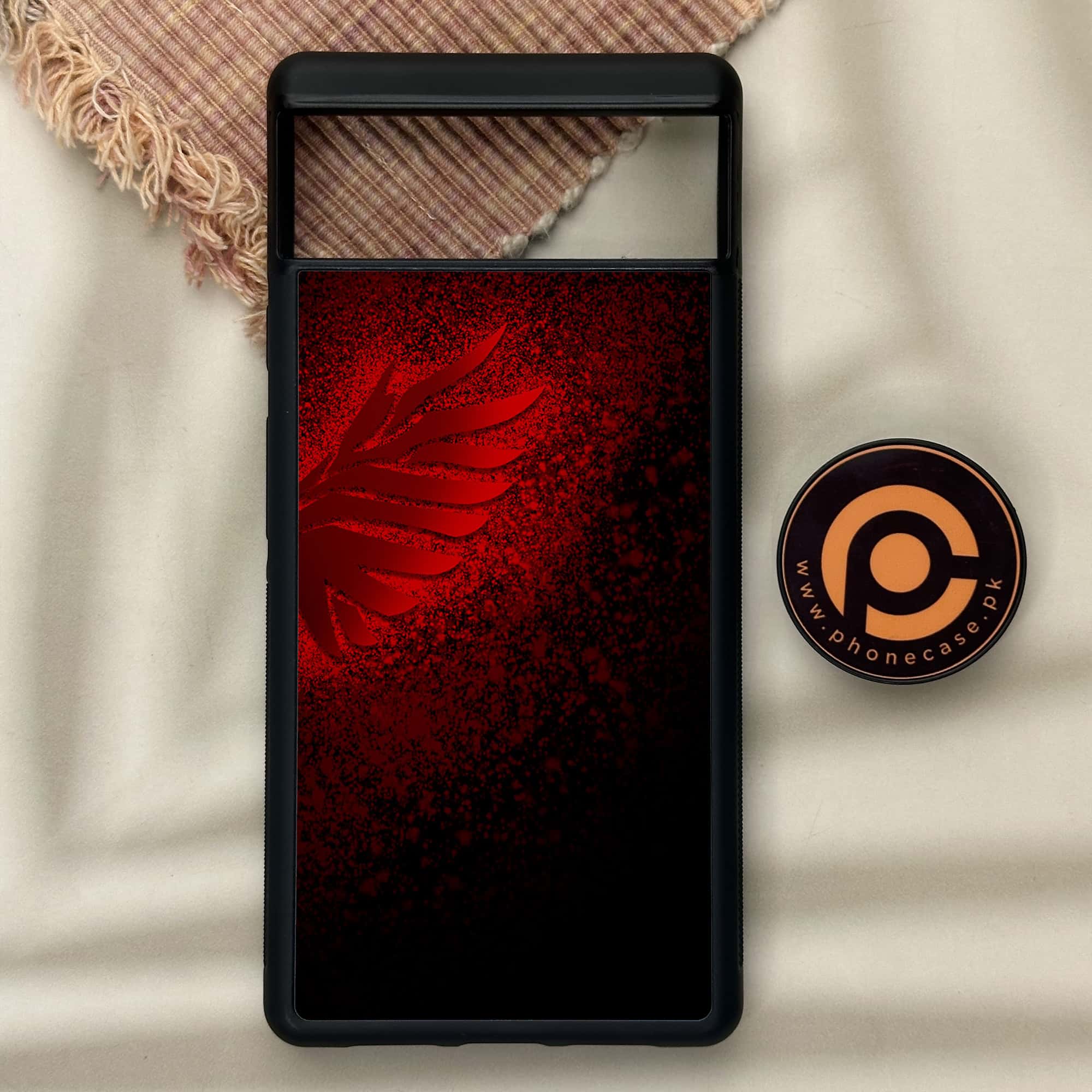Google Pixel 6 - Angel Wings 2.0 Series - Premium Metal Printed soft Bumper Shock Proof Case