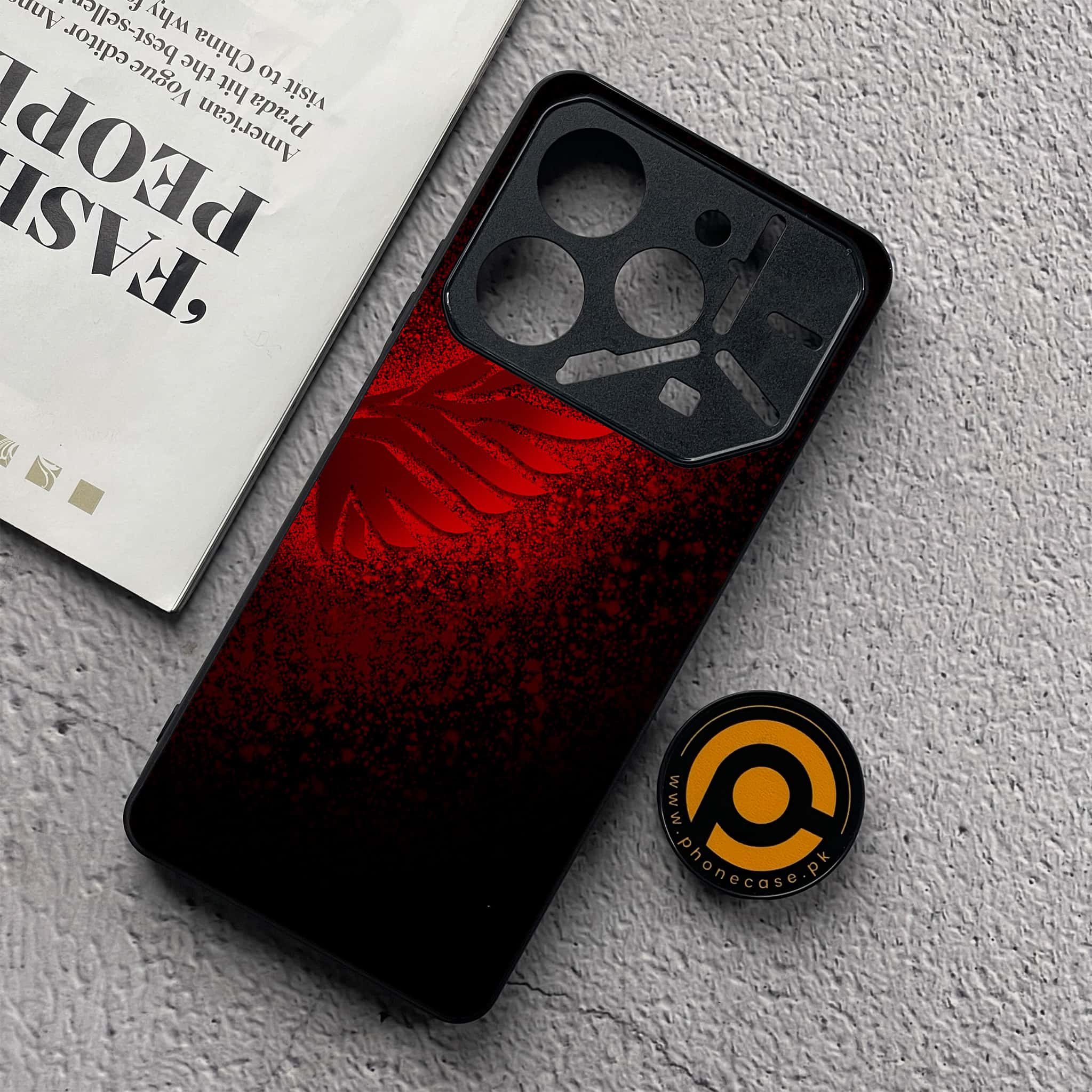 Tecno Pova 6 Neo - Angel Wings 2.0 Series - Premium Metal  Printed soft Bumper shock Proof Case