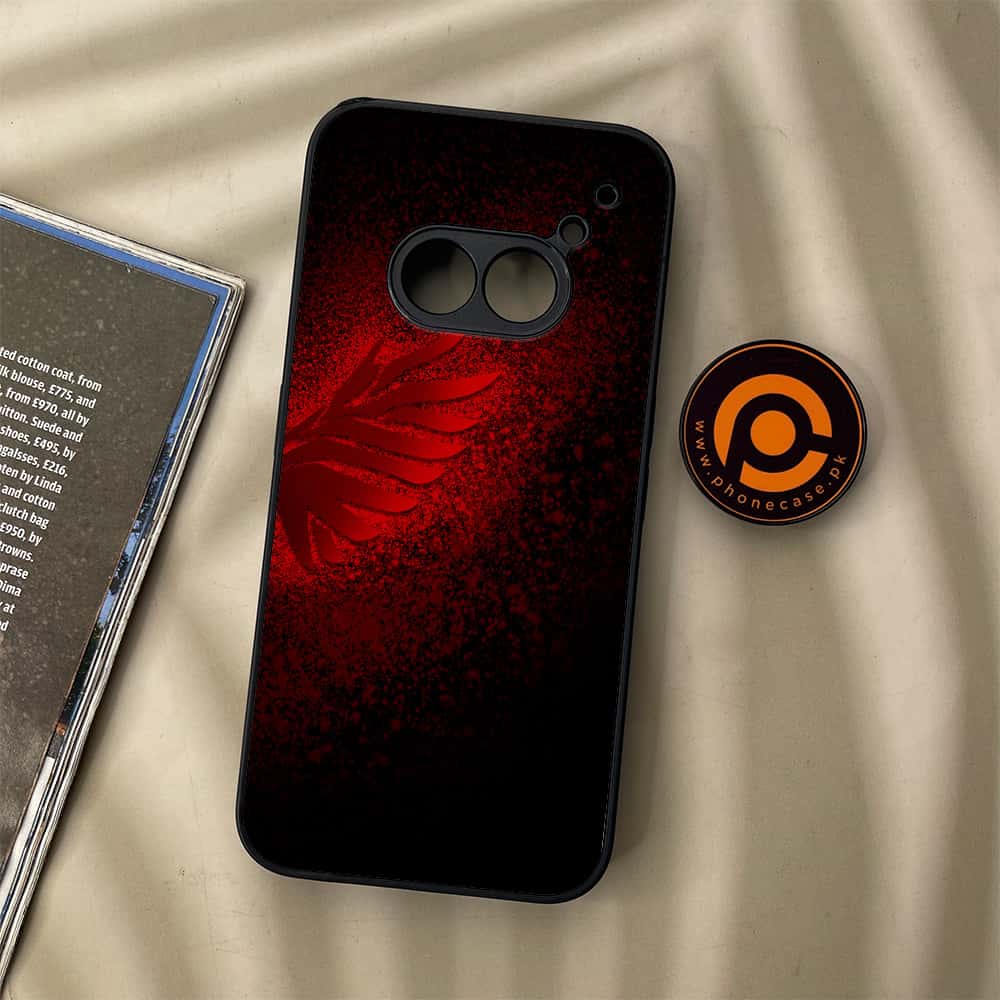 Nothing Phone (2a) - Angel Wings 2.0 Series - Premium Metal Printed soft Bumper Shock Proof Case