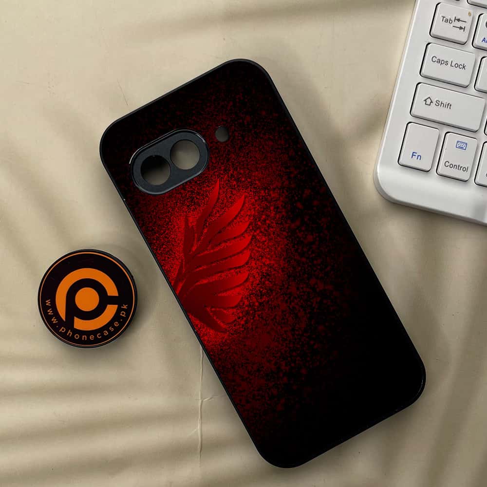 Google Pixel 9a - Angel Wings 2.0 Series - Premium Metal Printed soft Bumper Shock Proof Case